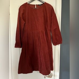Madewell corduroy dress with pockets